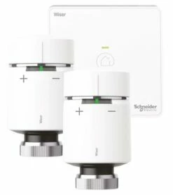 Schneider® Kit Wiser Hub Avec 2 Têtes Thermostatiques Connectées Wiser - Schneider
