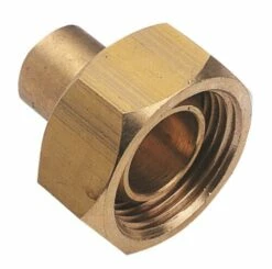 Raccord Droit 2 Pièces à Jonction Sphero-conique à Braser Sur Tube Cuivre 12 - 20/27