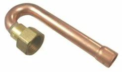 Crosse Gaz Coudée 180° 15/21 à Braser Sur Tube Cuivre 16