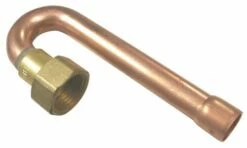 Crosse Gaz Coudée 180° 15/21 à Braser Sur Tube Cuivre 14