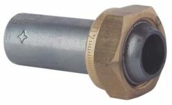 Raccord Droit 2 Pièces à Jonction Sphero-conique à Souder Sur Acier 33/42