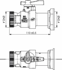 Robinet D'arrêt Gaz Pour Compteur G6-g10 Calibre 32 - BANIDES 5 Robinet D'arrêt Gaz Pour Compteur G6-g10 Calibre 32 - BANIDES -ROBINETTERIE HAMMEL Soldes 6691032 2