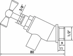 Robinet D'arrosage Incline Avec Raccord Au Nez - PRONORM -ROBINETTERIE HAMMEL Soldes 685 15 20 2