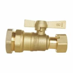 Robinet D'arrêt Compteur Droit à Boisseau Sphérique écrou 20/27 Pour Tube PE 32 - PRONORM -ROBINETTERIE HAMMEL Soldes 69 32 20 2