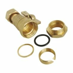 Robinet D'arrêt Compteur Droit à Boisseau Sphérique écrou 20/27 Pour Tube PE 32 - PRONORM -ROBINETTERIE HAMMEL Soldes 69 32 20 3