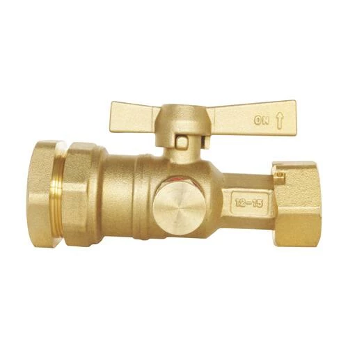 Robinet D'arrêt Compteur Droit à Boisseau Sphérique à Purge Pour PE 25 - PRONORM 4 Robinet D'arrêt Compteur Droit à Boisseau Sphérique à Purge Pour PE 25 - PRONORM – Image 2