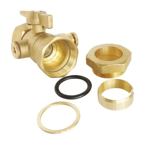 Robinet D'arrêt Compteur Droit à Boisseau Sphérique à Purge Pour PE 25 - PRONORM 5 Robinet D'arrêt Compteur Droit à Boisseau Sphérique à Purge Pour PE 25 - PRONORM – Image 3