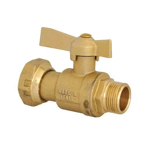 Robinet D'arrêt Compteur Laiton à Boisseau Sphérique Mâle - Modèle Long 3 Robinet D'arrêt Compteur Laiton à Boisseau Sphérique Mâle - Modèle Long