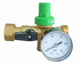 Bloc Réducteur à Piston 3 En 1 Avec Manomètre Mâle écrou Tournant 20/27 - PRONORM -ROBINETTERIE HAMMEL Soldes 719220 2