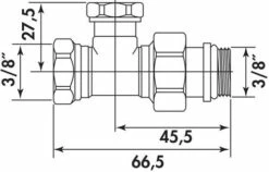 Té De Réglage Nickele Femelle 12/17 - SOMATHERM -ROBINETTERIE HAMMEL Soldes 7237 12 2