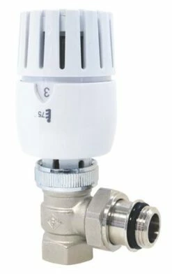 Robinet Thermostatique équerre Femelle 20/27 à élément Sensible Liquide VT0,6 - SOMATHERM