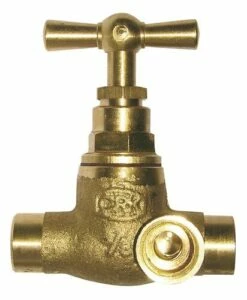 Robinet D'arrêt Laiton à Purge à Souder 16/18