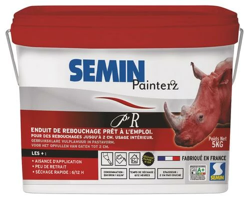 Enduit De Rebouchage En Pâte Painterz R - SEMIN 3 Enduit De Rebouchage En Pâte Painterz R - SEMIN