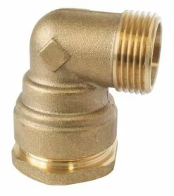 Coude Laiton Mâle Pour Tube PE ø63-50/60 - PRONORM