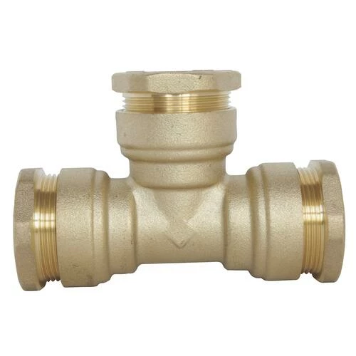 Té Laiton Pour Tube PE ø40 - PRONORM 4 Té Laiton Pour Tube PE ø40 - PRONORM – Image 2