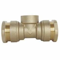 Té Laiton Femelle Au Centre Pour Tube PE ø32-26/34 - PRONORM -ROBINETTERIE HAMMEL Soldes 850 32 26S 2