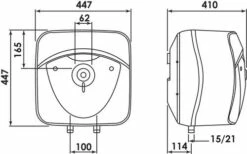 Chauffe Eau électrique Sur évier 30 Litres - ARISTON -ROBINETTERIE HAMMEL Soldes 870030 2