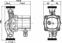Circulateur Automatique Petit Collectif DN25 180mm - SOMATHERM 5 Circulateur Automatique Petit Collectif DN25 180mm - SOMATHERM -ROBINETTERIE HAMMEL Soldes 9180SC 2