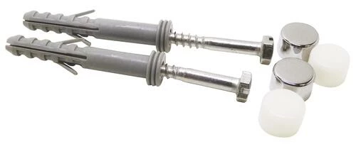 Fixations WC Au Sol Tête Plate ø8x60mm 3 Fixations WC Au Sol Tête Plate ø8x60mm