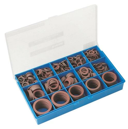 Coffret Plastique De Joints Fibre Assortis 3 Coffret Plastique De Joints Fibre Assortis