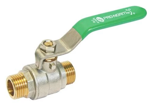 Vanne à Sphère NF Double Mâle 50/60 - Manette Plate - PRONORM 3 Vanne à Sphère NF Double Mâle 50/60 - Manette Plate - PRONORM