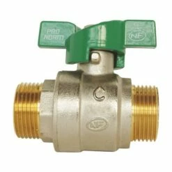 Vanne à Sphère NF Double Mâle 15/21 - Manette Papillon - PRONORM 8 Vanne à Sphère NF Double Mâle 15/21 - Manette Papillon - PRONORM -ROBINETTERIE HAMMEL Soldes 9611 15B 2