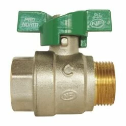 Vanne à Sphère NF Mâle Femelle 20/27 - Manette Papillon - PRONORM -ROBINETTERIE HAMMEL Soldes 9612 20B 2