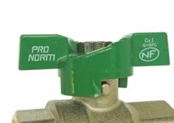 Vanne à Sphère NF Mâle Femelle 26/34 - Manette Papillon - PRONORM -ROBINETTERIE HAMMEL Soldes 9612 26B 5