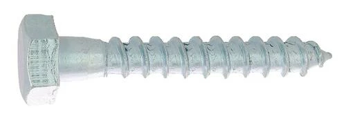 Vis à Bois à Tête Hexagonale ø6 Longueur 50 Mm 3 Vis à Bois à Tête Hexagonale ø6 Longueur 50 Mm