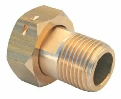 Raccord 2 Pièces Laiton Pour Compteur M12/17 écrou 15/21