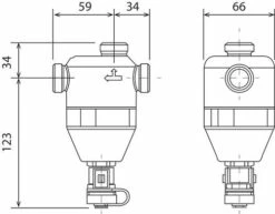 Pot De Décantation Magnétique F20/27 - SOMATHERM 5 Pot De Décantation Magnétique F20/27 - SOMATHERM -ROBINETTERIE HAMMEL Soldes 99121 2