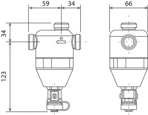 Pot De Décantation Magnétique F20/27 - SOMATHERM 4 Pot De Décantation Magnétique F20/27 - SOMATHERM – Image 2