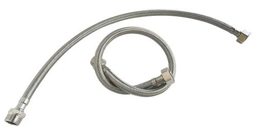 Lot De 2 Flexibles Sanitaires écrou Tournant Et Mâle 15/21- Longueur 500mm - DN8 4 Lot De 2 Flexibles Sanitaires écrou Tournant Et Mâle 15/21- Longueur 500mm - DN8 – Image 2