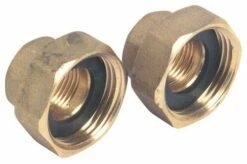 Jeu De 2 Raccords Union Femelle Pour Circulateur Sanitaire F15/21-écrou26/34 - WILO