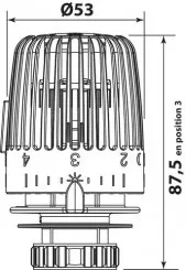 Tête Thermostatique à élément Sensible Liquide VT0,2 - HEIMEIER 4 Tête Thermostatique à élément Sensible Liquide VT0,2 - HEIMEIER – Image 2