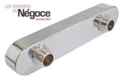 Devant 36 Adaptateur Universel Tout Entraxe Ax'o Rond Chromé - ROLF